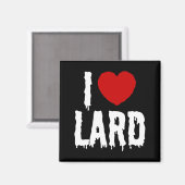 Iハート[愛]ラード マグネット (正面/裏面)