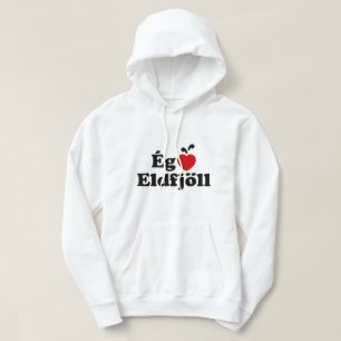 Iハート（愛）火山[エグエルスカエルディョル] パーカ
