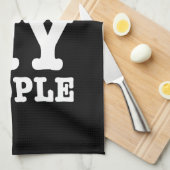 Iハート（愛）私のクメールの人々 キッチンタオル (四つ折り)