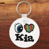 Iハート（愛）起亜 キーホルダー (正面)