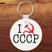 Iハート(愛) CCCP キーホルダー (正面)