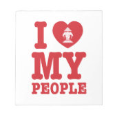 Iハート（愛）Erawan私のラオスの人々 ノートパッド (正面)