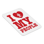 Iハート(愛)Erawan私のラオスの人々 マグネット (右側)