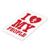 Iハート(愛)Erawan私のラオスの人々 マグネット (左側)