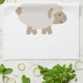 Iハート（愛）Ewe（あなた） キッチンタオル (折り畳み)