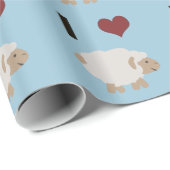 Iハート（愛）Ewe（あなた） ラッピングペーパー (ロールコーナー)