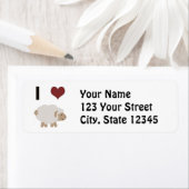 Iハート（愛）Ewe（あなた） ラベル (インサイチュ)