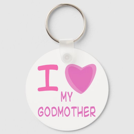 Iハート(愛) godmother キーホルダー (正面)