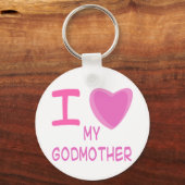 Iハート(愛) godmother キーホルダー (正面)