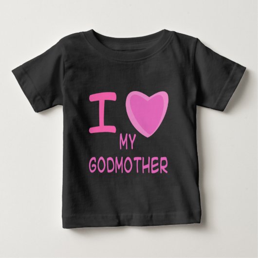 Iハート（愛） godmother ベビーTシャツ (正面)