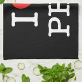 Iハート(愛) Pho キッチンタオル (折り畳み)