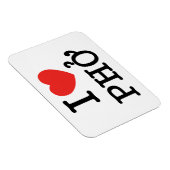 Iハート（愛）Pho マグネット (右側)