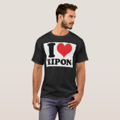 Iハート/愛Ripon Tシャツ (正面フル)