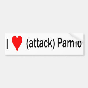 Iハート(攻撃)のparmo バンパーステッカー