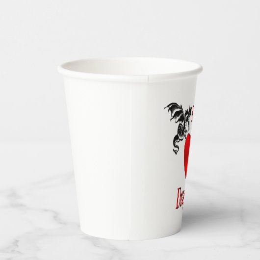 Iハート 紙コップ (右)