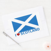 Iハート 長方形シール (封筒)