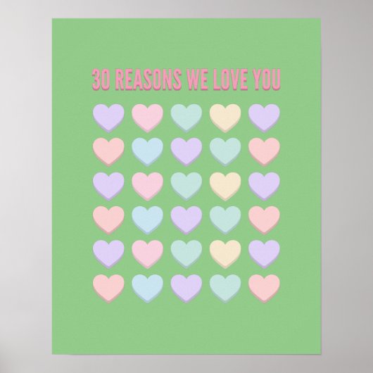Iハート- 30理由Welove You - 30th ポスター (正面)