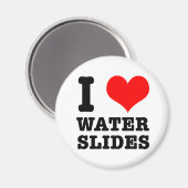 Iハート(LOVE)ウォータースライド マグネット (正面/裏面)