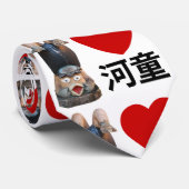 Iハート[Love]カッパ河童 ネクタイ (ロール)