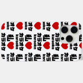 Iハート[Love]カラオケカラオケ //日本語日本の語 Case-Mate iPhoneケース (裏面 (横))