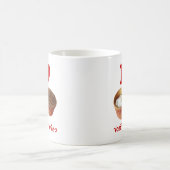 Iハート[Love]スティッキーライス[Khao Niao] – タイイ山 コーヒーマグカップ (中央)