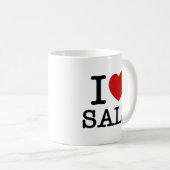 Iハート[LOVE]セール コーヒーマグカップ (正面右)