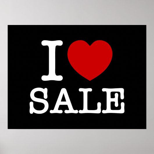 Iハート[LOVE]セール ポスター (正面)