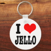 Iハート(LOVE)ゼリー キーホルダー (正面)