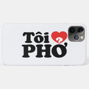 Iハート(Love)フォー(トーイ❤ PHO)ベトởナム語 iPhone 11 Pro Maxケース