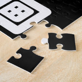 Iハート[Love]マンガ漫画 //日本語日本の漢字 ジグソーパズル (側面)