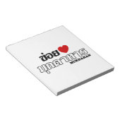 Iハート(Love)ムカダハン、イサン、タイ ノートパッド (アングル)