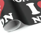 Iハート[LOVE]日本ラッピング紙 ラッピングペーパー (ロールコーナー)