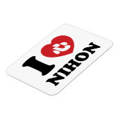 Iハート[LOVE]日本 マグネット (左側)