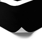 Iハート[Love]韓国ハングル韓国語 ポスター (角)