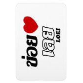 Iハート(Love) Loei, Isan, Thailand マグネット (縦)