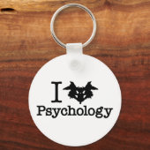 Iハート(Rorschach Inkblot)心理学 キーホルダー (正面)