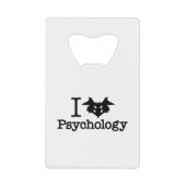 Iハート(Rorschach Inkblot)心理学 クレジットカード栓抜き (正面)