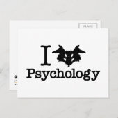 Iハート(Rorschach Inkblot)心理学 ポストカード (正面/裏面)