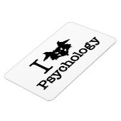 Iハート(Rorschach Inkblot)心理学 マグネット (左側)