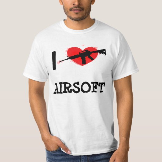 IハートAirsoft Tシャツ (正面)
