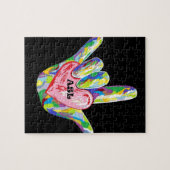 IハートASL ジグソーパズル (横)