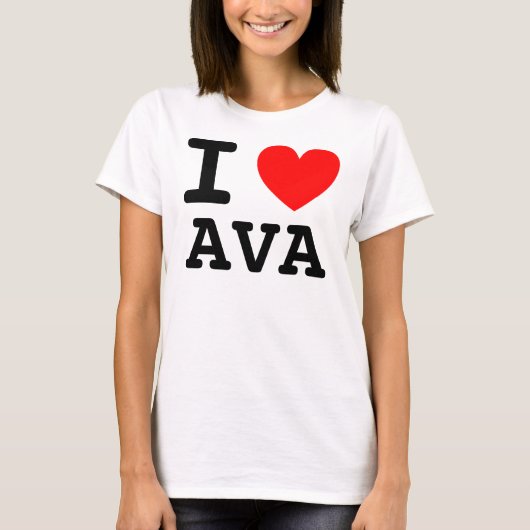 IハートAVA Tシャツ (正面)