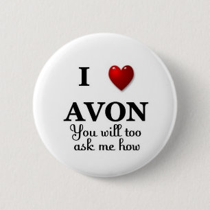 IハートAvonは私にいかに尋ねます 缶バッジ