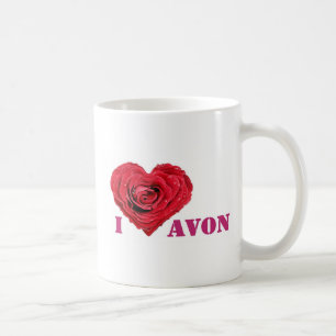 IハートAvon コーヒーマグカップ