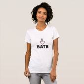 IハートBATBのスタイル1 Tシャツ (正面フル)
