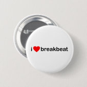 IハートBreakbeat 缶バッジ (正面&裏面)