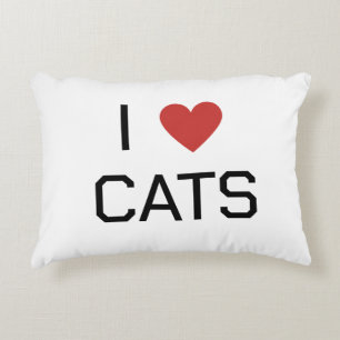 Iハートcatsメッセージ アクセントクッション