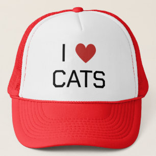 Iハートcatsメッセージ キャップ