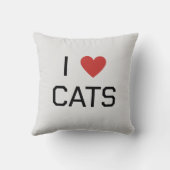 Iハートcatsメッセージ クッション (裏面)
