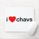 IハートChavs マウスパッド (マウス)